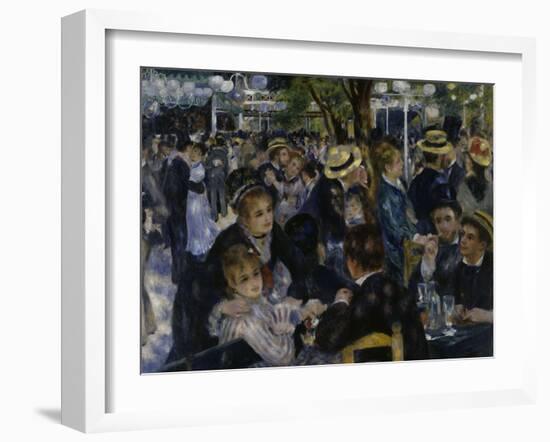 Le Moulin de la Galette, c.1876-Pierre-Auguste Renoir-Framed Giclee Print