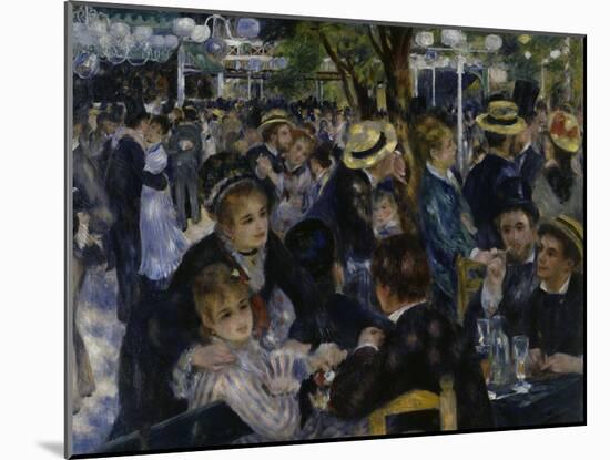 Le Moulin de la Galette, c.1876-Pierre-Auguste Renoir-Mounted Giclee Print