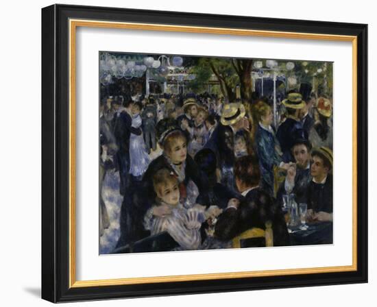 Le Moulin de la Galette, c.1876-Pierre-Auguste Renoir-Framed Giclee Print