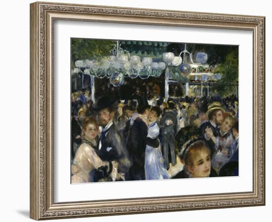 Le Moulin de la Galette, c.1876-Pierre-Auguste Renoir-Framed Giclee Print