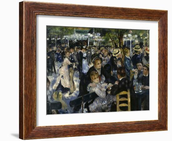Le Moulin de la Galette, c.1876-Pierre-Auguste Renoir-Framed Giclee Print