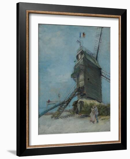 Le Moulin de la Galette, Montmartre, Paris, c.1886-87 (oil on canvas)-Vincent van Gogh-Framed Giclee Print
