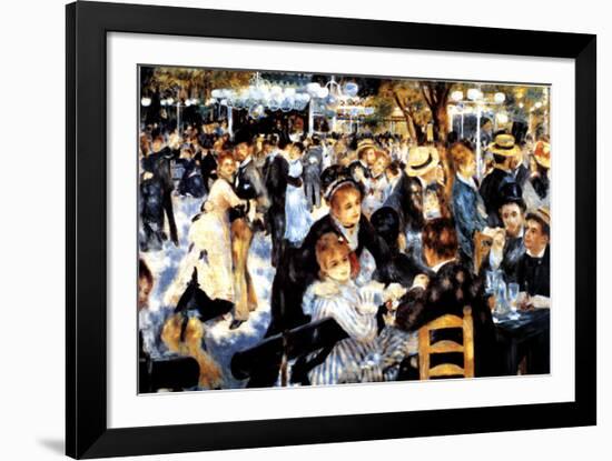 Le Moulin de la Galette-Pierre-Auguste Renoir-Framed Art Print