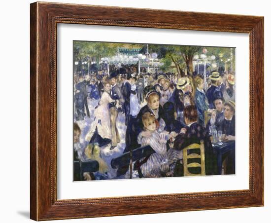 Le Moulin de la Galette-Pierre-Auguste Renoir-Framed Giclee Print