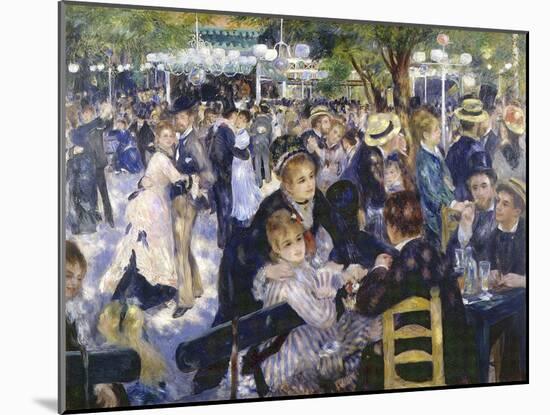 Le Moulin de la Galette-Pierre-Auguste Renoir-Mounted Giclee Print
