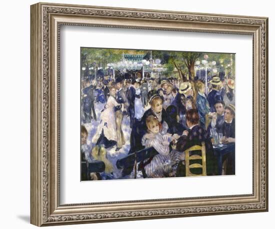 Le Moulin de la Galette-Pierre-Auguste Renoir-Framed Giclee Print