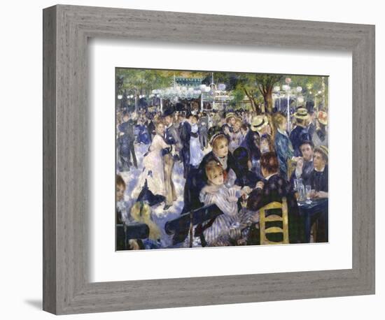 Le Moulin de la Galette-Pierre-Auguste Renoir-Framed Giclee Print