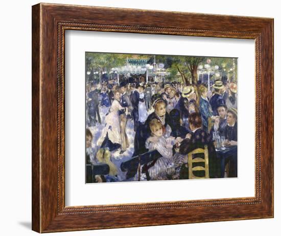 Le Moulin de la Galette-Pierre-Auguste Renoir-Framed Giclee Print