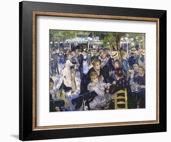 Le Moulin de la Galette-Pierre-Auguste Renoir-Framed Giclee Print