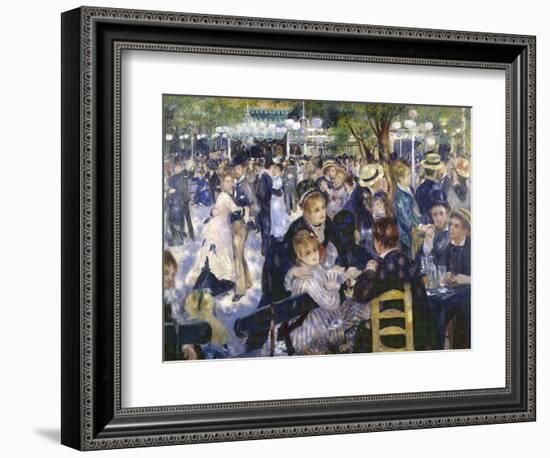 Le Moulin de la Galette-Pierre-Auguste Renoir-Framed Giclee Print
