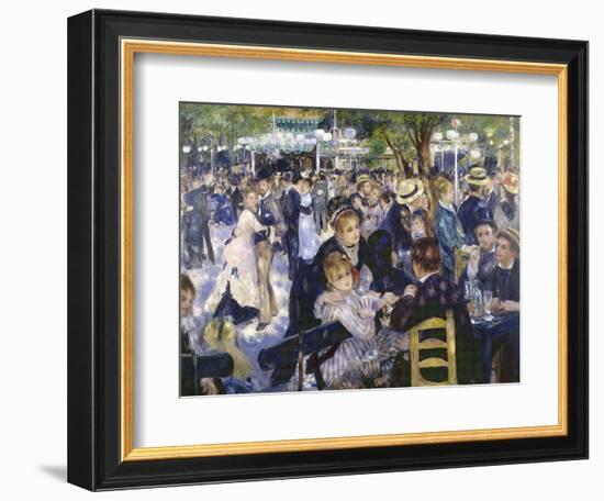 Le Moulin de la Galette-Pierre-Auguste Renoir-Framed Giclee Print