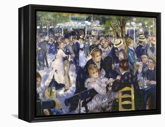 Le Moulin de la Galette-Pierre-Auguste Renoir-Framed Premier Image Canvas