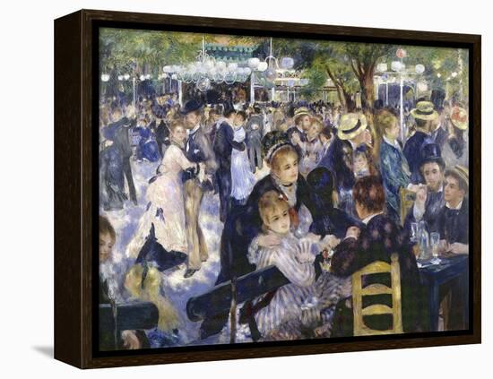 Le Moulin de la Galette-Pierre-Auguste Renoir-Framed Premier Image Canvas