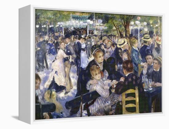 Le Moulin de la Galette-Pierre-Auguste Renoir-Framed Premier Image Canvas