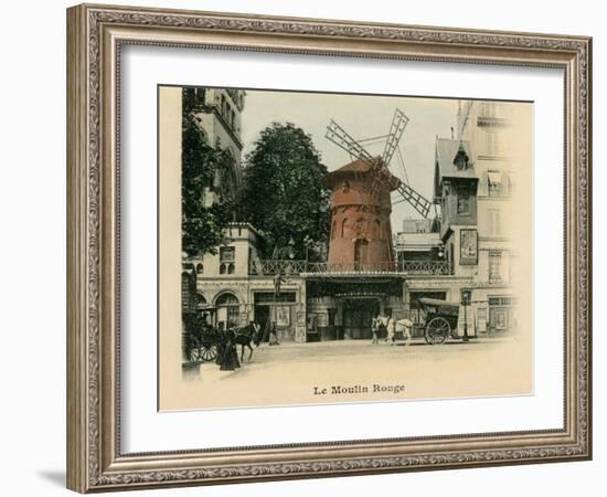 Le Moulin Rouge-Alan Paul-Framed Art Print