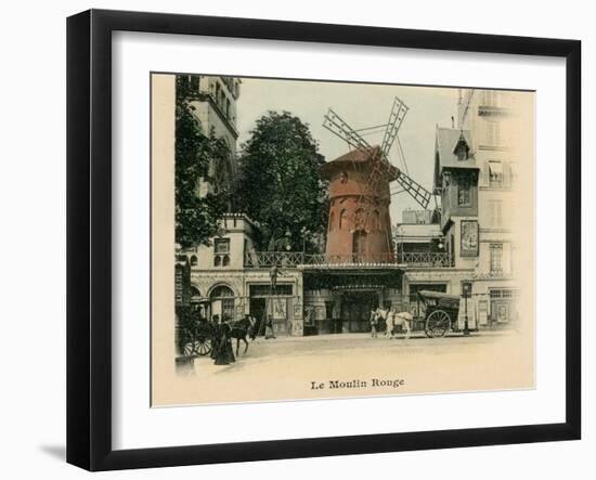 Le Moulin Rouge-Alan Paul-Framed Art Print