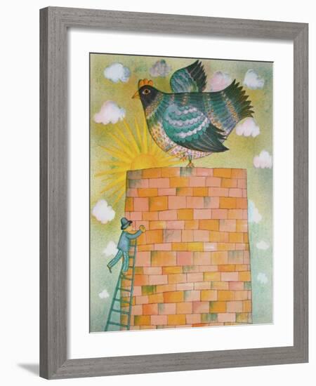 Le Mur-Françoise Deberdt-Framed Collectable Print