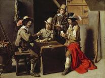 Soldiers Playing Cards-Le Nain-Giclee Print