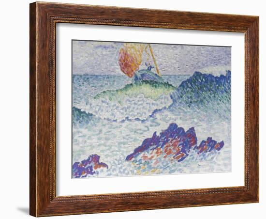 Le naufrage-Henri Edmond Cross-Framed Giclee Print