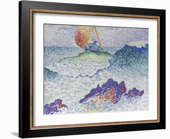 Le naufrage-Henri Edmond Cross-Framed Giclee Print