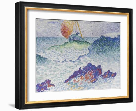 Le naufrage-Henri Edmond Cross-Framed Giclee Print