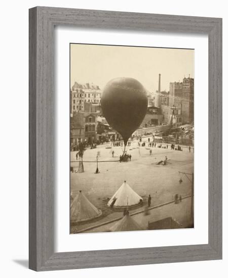 Le Neptune, Place Saint-Pierre À Montmartre, September 23, 1870-Nadar-Framed Photographic Print