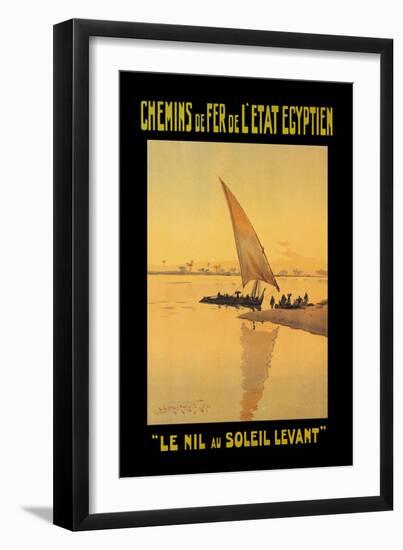 Le Nil au Soleil Levant-D. Rudeman-Framed Art Print