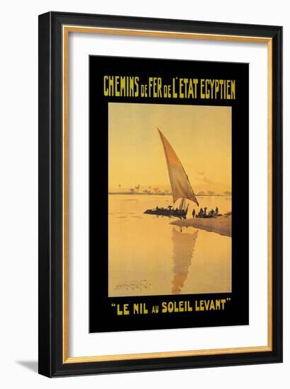 Le Nil au Soleil Levant-D. Rudeman-Framed Art Print