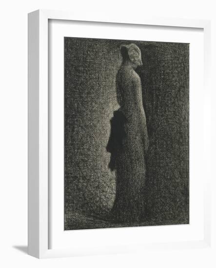 Le Noeud noir-Georges Seurat-Framed Giclee Print