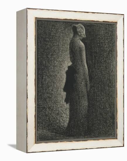 Le Noeud noir-Georges Seurat-Framed Premier Image Canvas