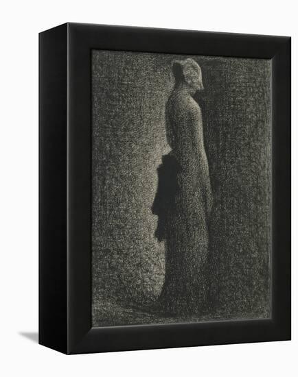 Le Noeud noir-Georges Seurat-Framed Premier Image Canvas
