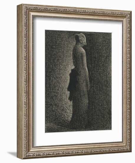 Le Noeud noir-Georges Seurat-Framed Giclee Print