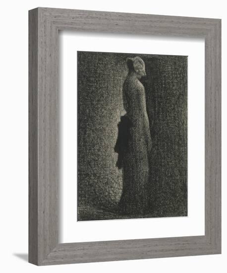Le Noeud noir-Georges Seurat-Framed Giclee Print