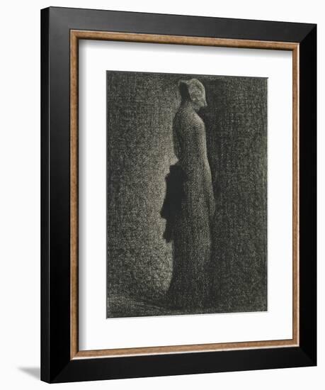 Le Noeud noir-Georges Seurat-Framed Giclee Print