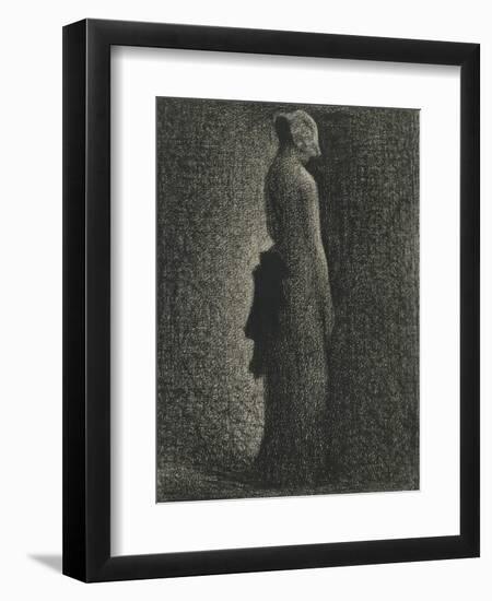 Le Noeud noir-Georges Seurat-Framed Giclee Print