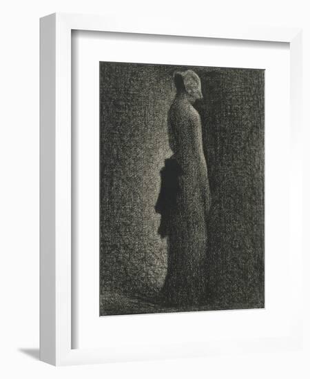 Le Noeud noir-Georges Seurat-Framed Giclee Print