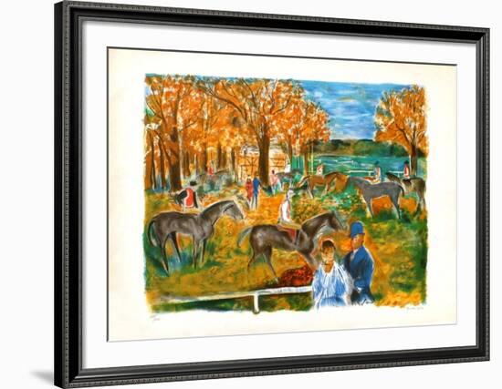 Le Paddock-Emilio Grau-Sala-Framed Limited Edition