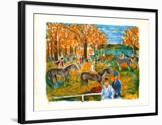 Le Paddock-Emilio Grau-Sala-Framed Limited Edition