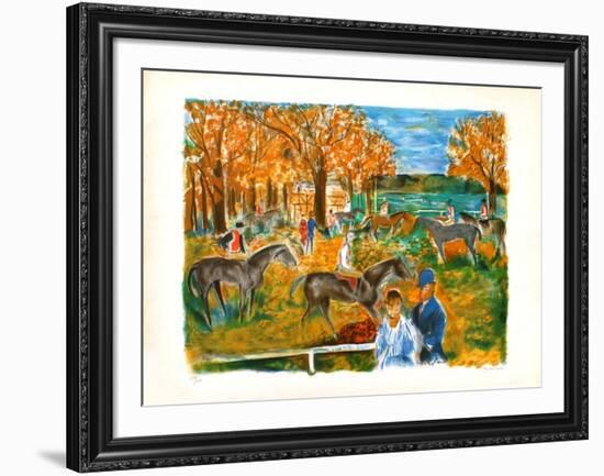 Le Paddock-Emilio Grau-Sala-Framed Limited Edition