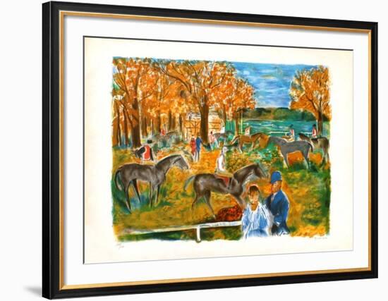 Le Paddock-Emilio Grau-Sala-Framed Limited Edition