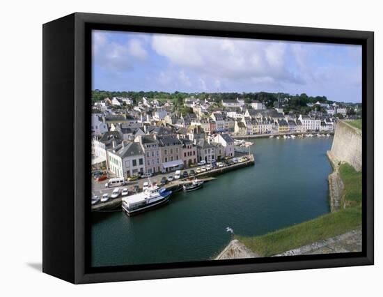 Le Palais, Belle Ile En Mer, Breton Islands, Morbihan, Brittany, France-Bruno Barbier-Framed Premier Image Canvas