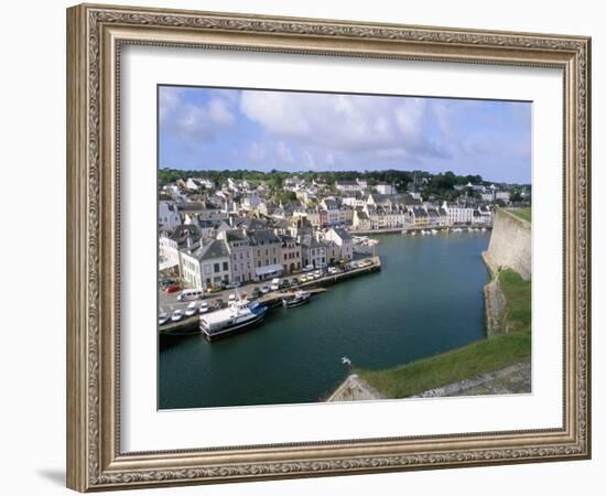 Le Palais, Belle Ile En Mer, Breton Islands, Morbihan, Brittany, France-Bruno Barbier-Framed Photographic Print