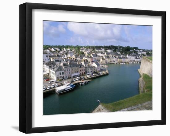 Le Palais, Belle Ile En Mer, Breton Islands, Morbihan, Brittany, France-Bruno Barbier-Framed Photographic Print