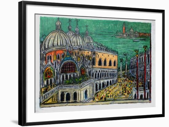 Le Palais de Doges-André Cottavoz-Framed Limited Edition