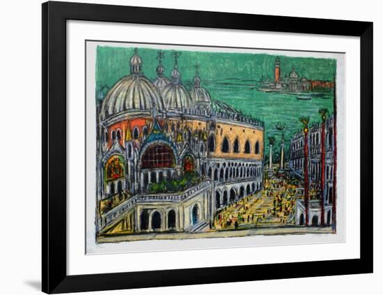 Le Palais de Doges-André Cottavoz-Framed Limited Edition