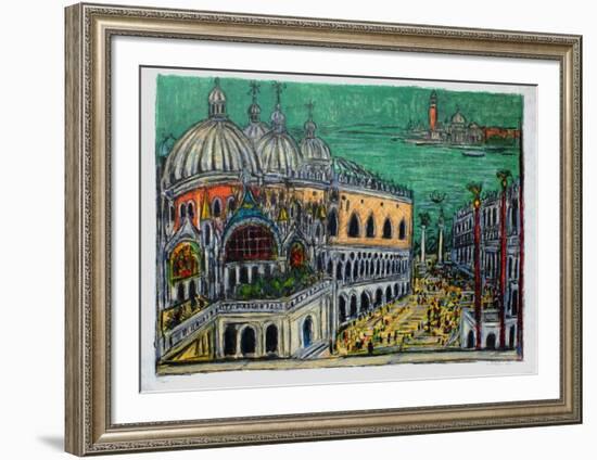 Le Palais de Doges-André Cottavoz-Framed Limited Edition