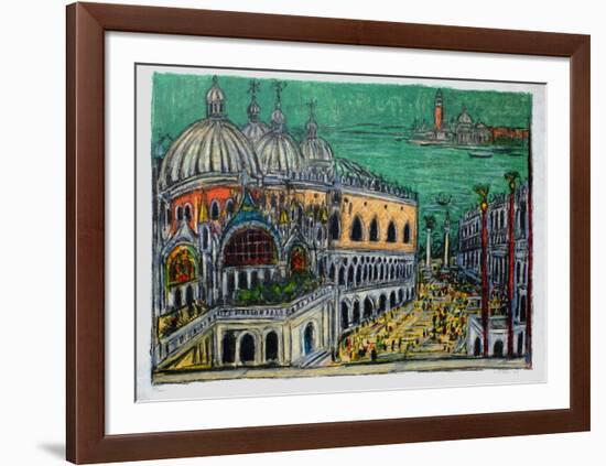 Le Palais de Doges-André Cottavoz-Framed Limited Edition