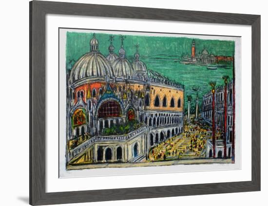 Le Palais de Doges-André Cottavoz-Framed Limited Edition