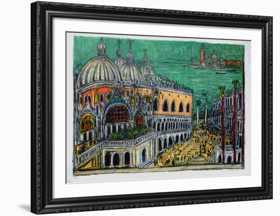 Le Palais de Doges-André Cottavoz-Framed Limited Edition