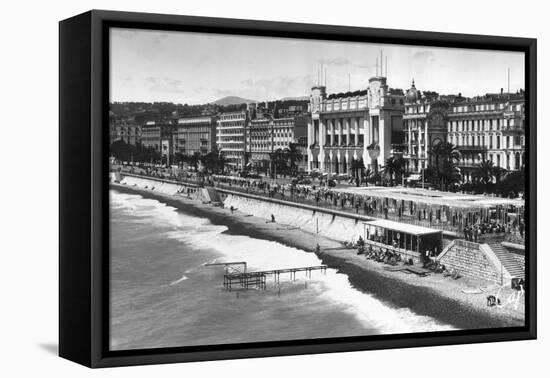 Le Palais De La Mediterranee on Promenade Des Anglais, Nice, South of France, Early 20th Century-null-Framed Premier Image Canvas